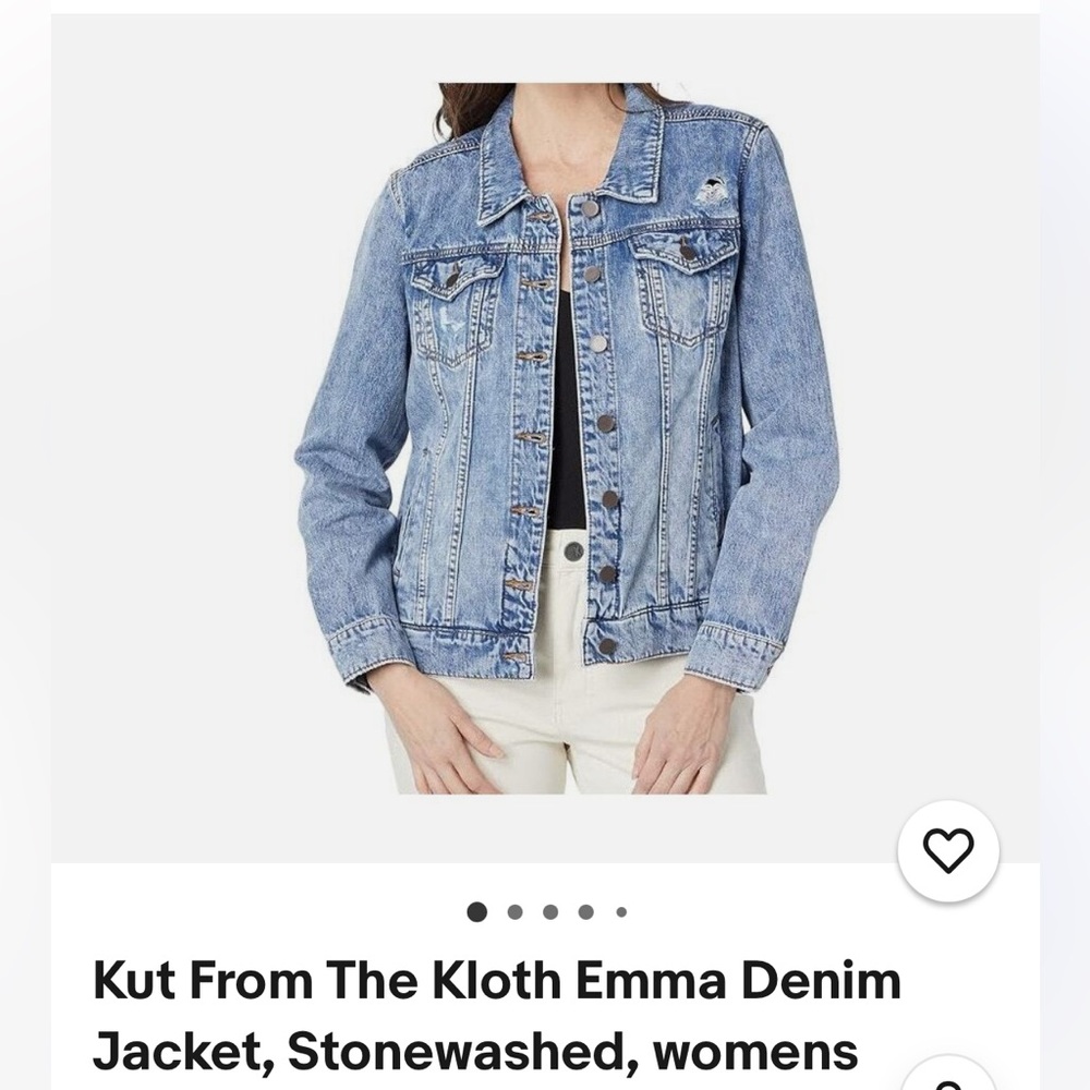NWT Kut from the Kloth Emma Boyfriend Jacket size M